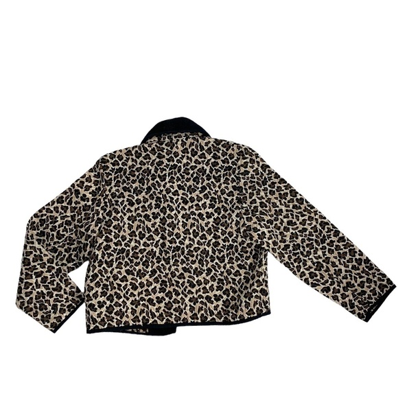 Vintage Tapestry Leopard Jacket SZ L - Picture 4 of 6